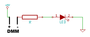 LED Circuit Current Measure Points