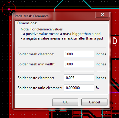 Solder Paste Clearance