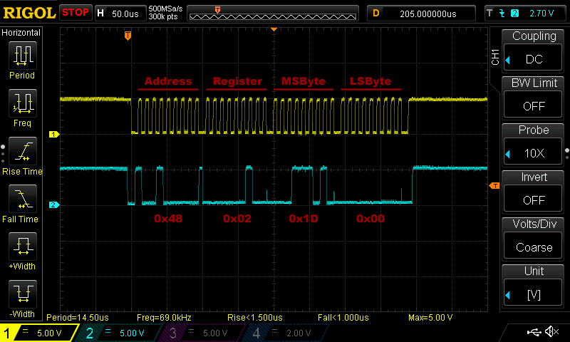 Setting the AT30TS750A Lower Temp Limit