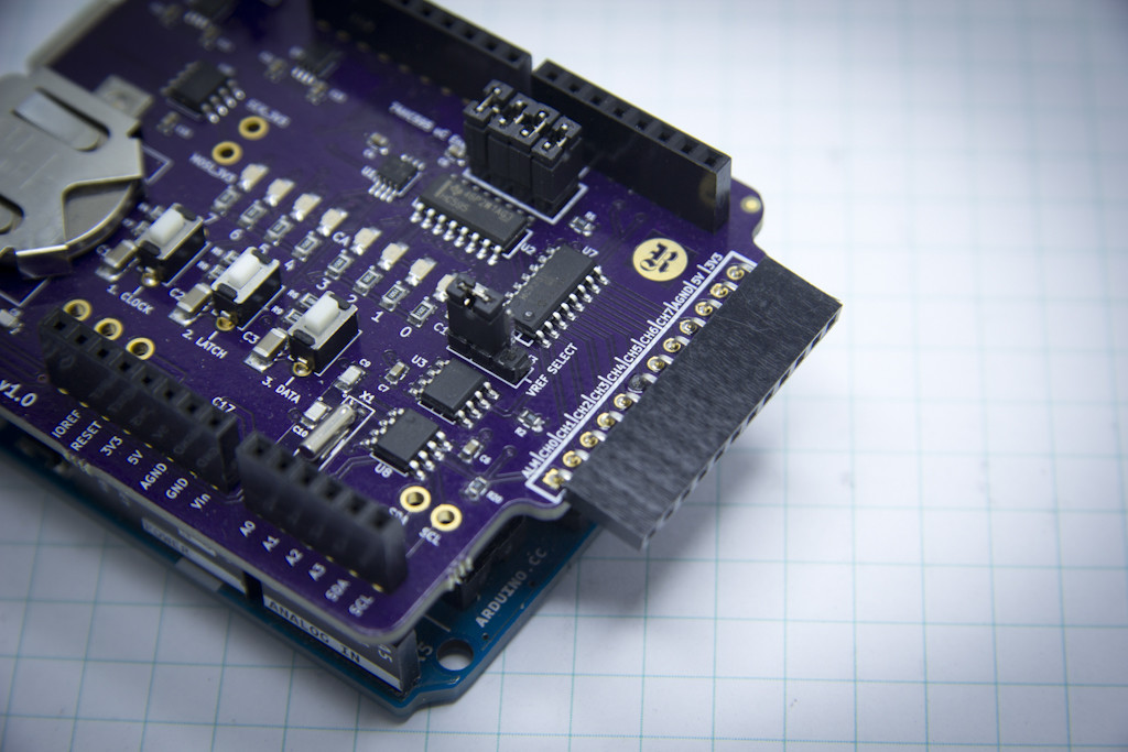 I2C and SPI Education Shield ADC Header