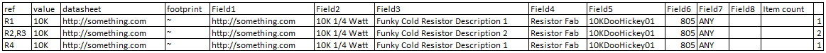 Badly Grouped Export