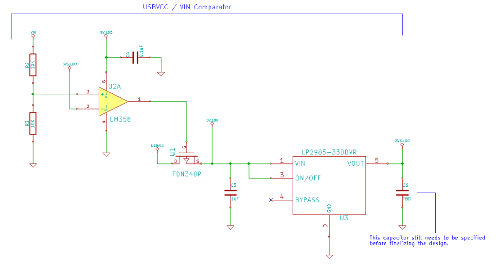 Arduino UNO R3 KiCad Schematic Voltage Comparator Subsystem
